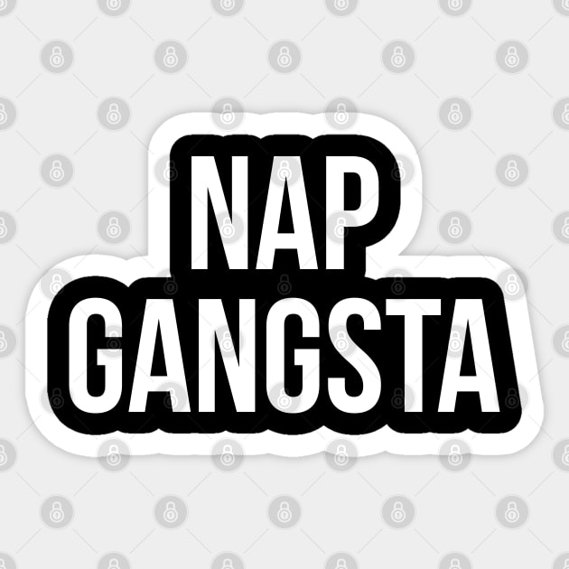 Nap Gangsta Sticker by evokearo